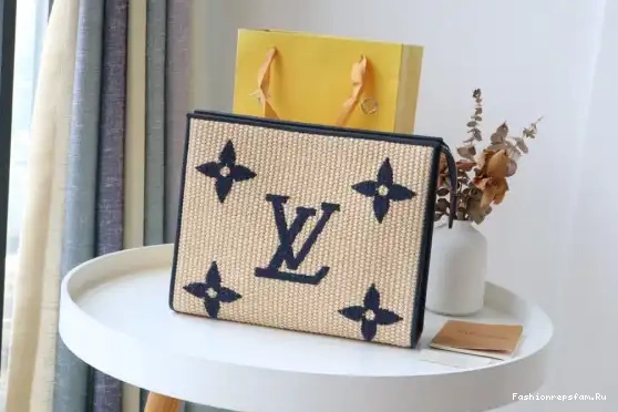 FS CHEAP Monogram Raffia Toiletry LOUIS VUITTON Pouch 0530